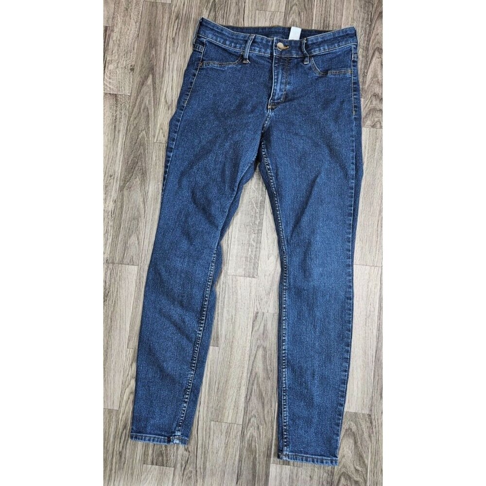 &Denim By‎ H&M Womens Size 29 Skinny Ankle Regular Waist Denim Blue Jeans